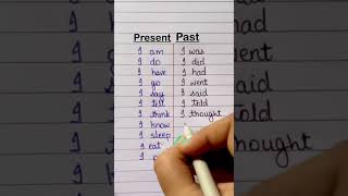 PresentPast education english englishgrammar viralshort vocabulary spokenenglish tense [upl. by Agnesse]