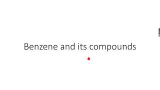 ALevel Chemistry Benzene and its compounds Part 1 [upl. by Aihsas10]