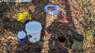 Installing a 80 12 Volt Well Pump 75 Feet Down an Abandoned Well [upl. by Phipps]