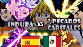 Indura vs Los 7 pecados capitales  DOBLAJE Castellano vs Latino [upl. by Haem256]