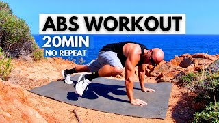 Abs Workout 20 Min NO REPEAT  4010  Full Abs [upl. by Raval]