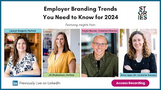 Employer Branding Trends You Need to Know for 2024 [upl. by Nemhauser]