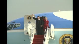 Farewell Ceremony for President Reagan and Nancy Reagan on January 20 1989 [upl. by Orodoet]