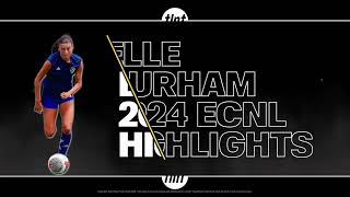 Elle Durham 2024 Sting Black ECNL Highlights [upl. by Notna]