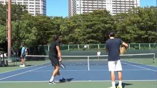 Milos Raonic Serve From The BackHD [upl. by Dymphia]