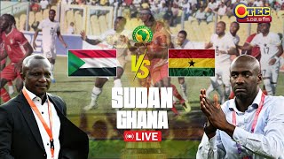 🔴Live Sudan vs Ghana Live  AFCON Qualifications  Live Football Coverage [upl. by Etteuqram63]