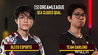 BhsIndo Bleed Esports vs Darleng  Dreamleague S22 Dota 2 SEA Qual  Yudijustincase amp faiqelf [upl. by Ynnam957]