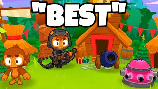 The quotBESTquot Beginner STRATEGY in Bloons TD Battles 2 [upl. by Ennaeiluj]