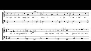 L Amante Segreto B Strozzi Score Animation [upl. by Brufsky]