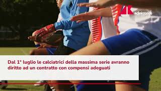 Calcio femminile sì della Figc al professionismo [upl. by Yddeg897]