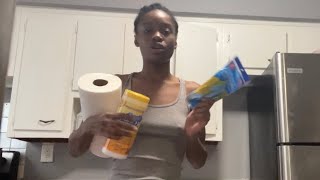 Kitchen and Bathroom repair revamp  cleaning  target  shopping  vlog  chitchat  handywoman [upl. by Lindgren]