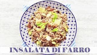 INSALATA di FARRO Ricetta ESTIVA fresca e gustosa vegetariana  di Semplice Veloce [upl. by Harvie]