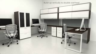 Teknion  Expansion Desking  2015 Animation [upl. by Gery665]