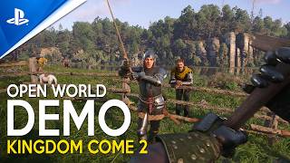 KINGDOM COME 2 Exclusive Open World Demo  MOST REALISTIC Single Player RPG coming to PS5 in 2025 [upl. by Laud774]