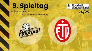 TV Schriesheim vs ETV Piranhhas Hamburg  9 Spieltag  1 FloorballBL Herren 2425 [upl. by Branen117]