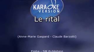 Karaoké Claude Barzotti Le rital [upl. by Boylan]