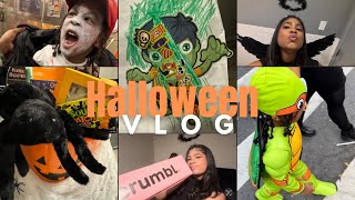 CRUMBLE COOKIE REVIEW BOO BASKET amp TRICK OR TREATING [upl. by Animrelliug]