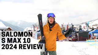 Salomon S Max 10  2024 Ski Test Review [upl. by Orravan]