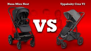 Nuna Mixx Next VS Uppababy Cruz V2 Mechanics Comfort Use [upl. by Nived]