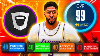 BEST POWER FORWARD amp BIG MAN BUILD IN NBA 2K22 NEXT GEN  ANTHONY DAVIS BUILD WITH 92 BADGE POINTS [upl. by Hedgcock521]