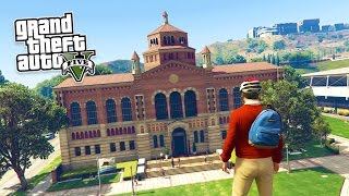 GTA 5 PC Mods  REAL LIFE MOD 1 GTA 5 School amp Jobs Roleplay Mod Gameplay GTA 5 Mod Gameplay [upl. by Haym]