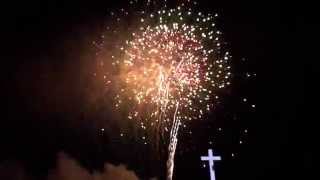 Holy Land USA Waterbury CT 4th of July Fireworks [upl. by Morganica]