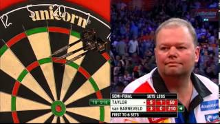 Taylor v Barneveld  89  SEMI FINAL  World Darts Championship 2013 [upl. by Irina]