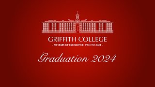 Griffith College Cork Graduations 2024  Ceremony A2 [upl. by Etirugram]