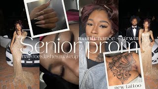 SENIOR PROM 2024 VLOG maintenance makeup grwm rant  more [upl. by Derek784]