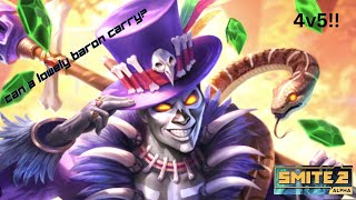 Smite2 Ranked  Clay  Grandmaster  The Grind Episode 48  Baron Carry a 4v5 MID PLAYS [upl. by Benil]