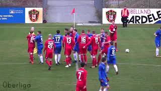 SPIELABBRUCH FOULS und RUDELBILDUNGEN  MVH KREISLIGA [upl. by Emeric]