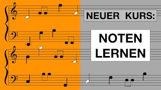 Noten lernen  Noten in Violin und Bassschlüssel direkt erkennen  Testphase ist vorbei [upl. by Naehgem270]