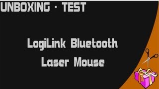 UnboxingTest  LogiLink Bluetooth Laser Mouse  German [upl. by Yztim632]