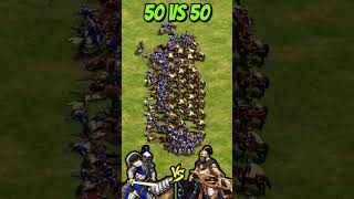 50 Elite Cataphracts vs 50 Elite Mangudai AoE2 Shorts ageofempires gaming [upl. by Searcy]