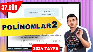 POLİNOMLAR 2  37 GÜN 40GündeTYTmatematikkampı [upl. by Elmore]