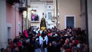 Uscita processione serale  Venerdì Santo  Torremaggiore 2015 [upl. by Ahsiled973]