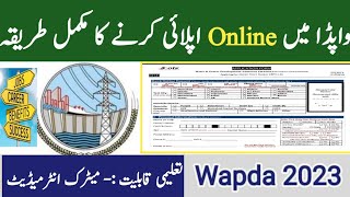 How To Apply In Wapda  Wapda Jobs 2023 [upl. by Yenffit]