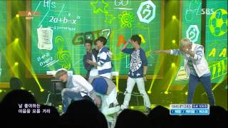 GOT7 quotAquot Stage  SBS Inkigayo 20140706 [upl. by Atiluj]