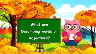 Describing words for grade 1  Adjectives  English Grammar  adjectives for class 1 [upl. by Ordisi836]