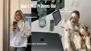 Die ersten PräsenzUnitage VL neue Routine amp Klausurergebnisse  back to Uni [upl. by Ebaj]