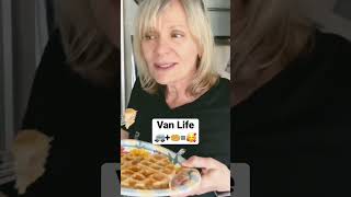 Van Life waffles and travel in class B camper ❤️👍🏼 vanlife classb thormotorcoach [upl. by Monika144]