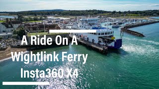 Travel to the Isle of Wight on the Wightlink Ferry [upl. by Gnilyarg]