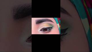 Golden Green Eye Makeup Tutorial for Brown Eyes  Olive Green Smokey Eyeshadow Tutorial  green eyes [upl. by Novel749]