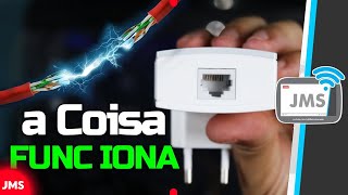 SIM FUNCIONA Internet pela Rede Elétrica em Qualquer TOMADA da Casa [upl. by Rotce578]