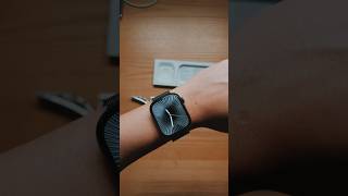 Unboxing Apple Watch Series 10 Slate Titanium with Slate Milanese Loop band [upl. by Walke450]