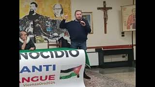 Maurizio Acerbo a Vicenza per lassemblea pubblica quotDiritti e libertà per la Palestinaquot [upl. by Cassidy565]