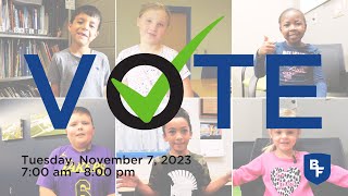 Bond Referendum 2023 Vote November 7 2023 [upl. by Philly]