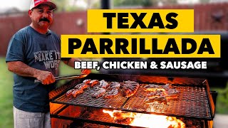 PARRILLADA TEJANA  How to Grill a Texas Size Carne Asada Feast [upl. by Llertniuq]