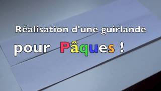 Faire une guirlande de cloches pour Pâques [upl. by Freiman]