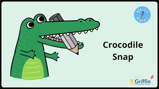 Crocodile Snap Write Rules Tripod Pencil Grasp Song for Children [upl. by Anitsihc]